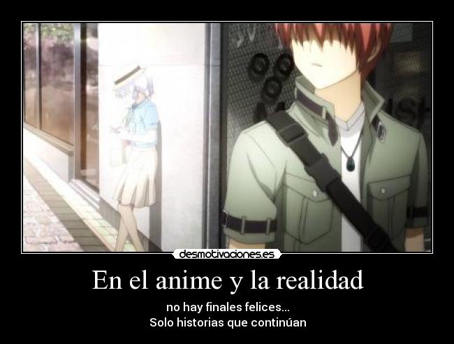 En el anime y la realidad - 