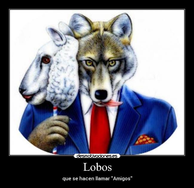 Lobos - que se hacen llamar Amigos