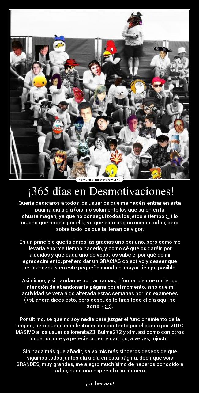 ¡365 días en Desmotivaciones! - 