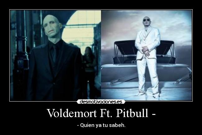 Voldemort Ft. Pitbull - - - Quien ya tu sabeh.