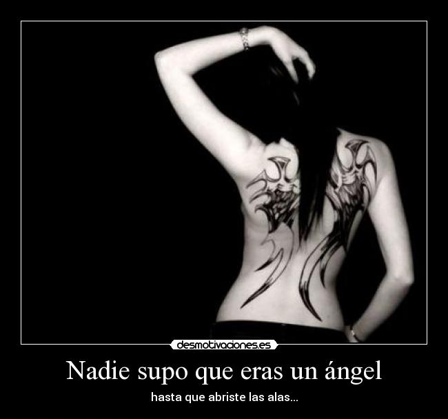 Nadie supo que eras un ángel - 