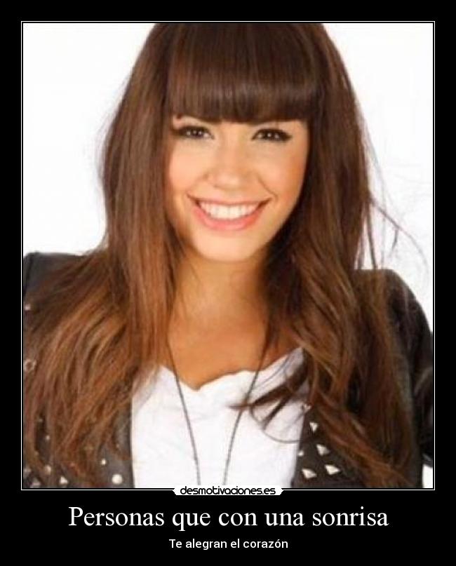 Personas que con una sonrisa -