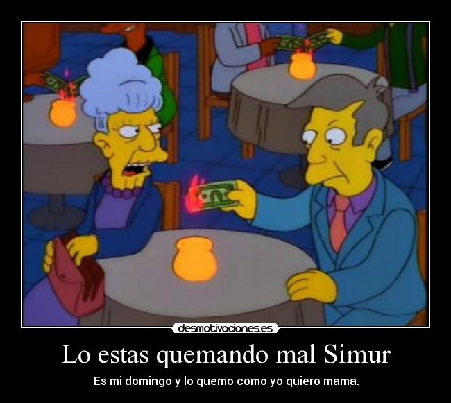 carteles los simpsons skinner desmotivaciones