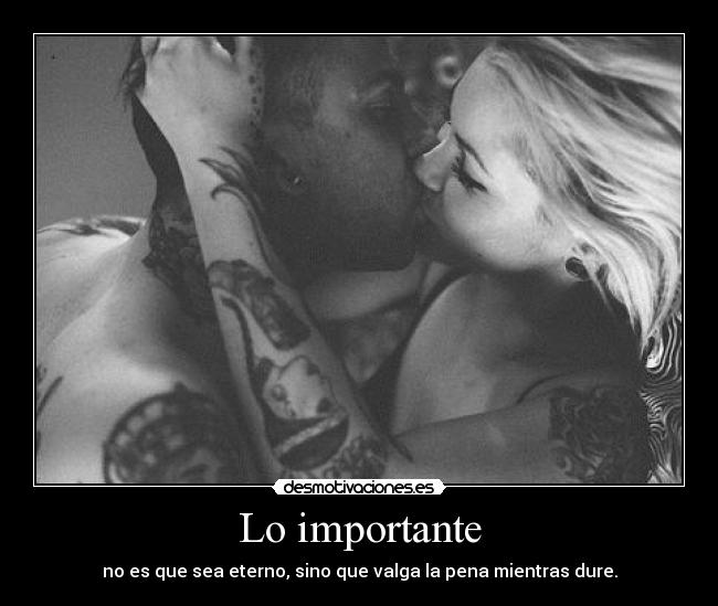 Lo importante -