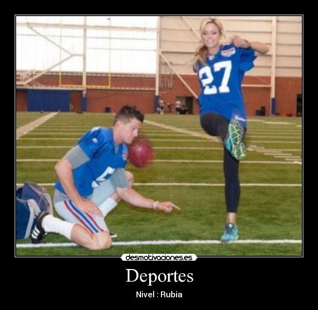 Deportes - Nivel : Rubia