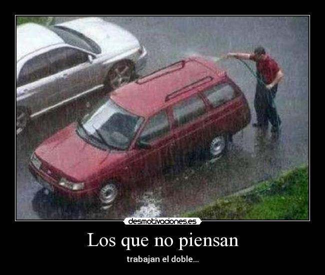 Los que no piensan -
