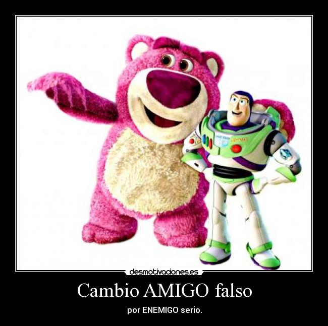 Cambio AMIGO falso -