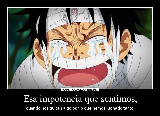 carteles one piece luffy muerte ace desmotivaciones