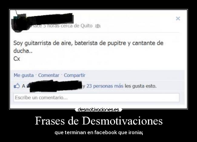 Frases de Desmotivaciones - que terminan en facebook que ironia¡