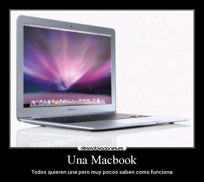 Una Macbook - 