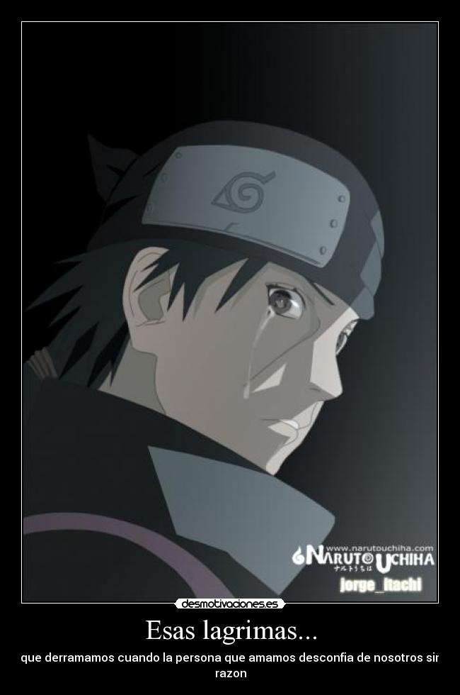 Esas lagrimas... -