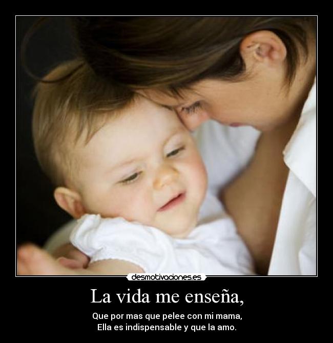 La vida me enseña, -