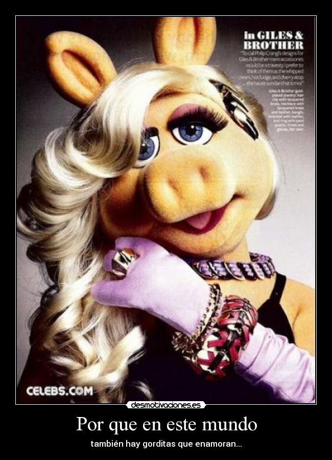 Por que en este mundo - también hay gorditas que enamoran...