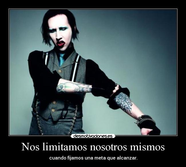 Nos limitamos nosotros mismos - 