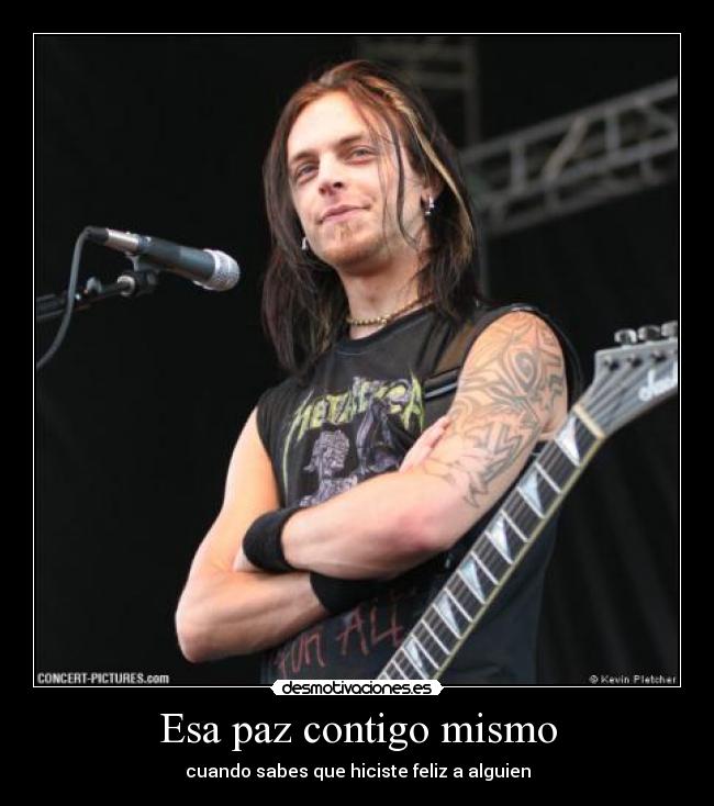 Esa paz contigo mismo - cuando sabes que hiciste feliz a alguien