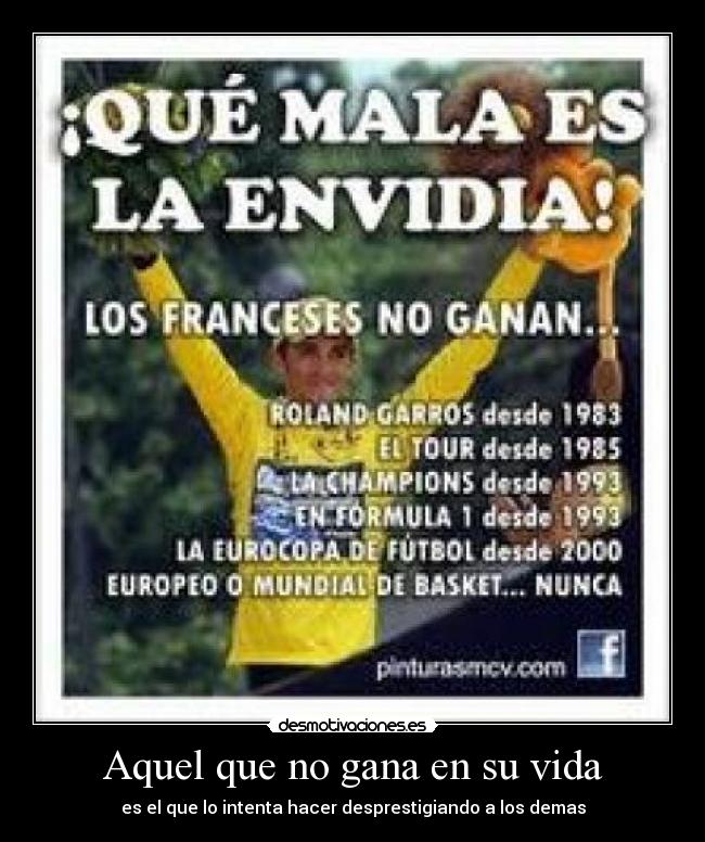 Aquel que no gana en su vida - 