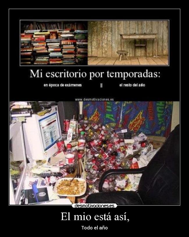 El mio está así, - 