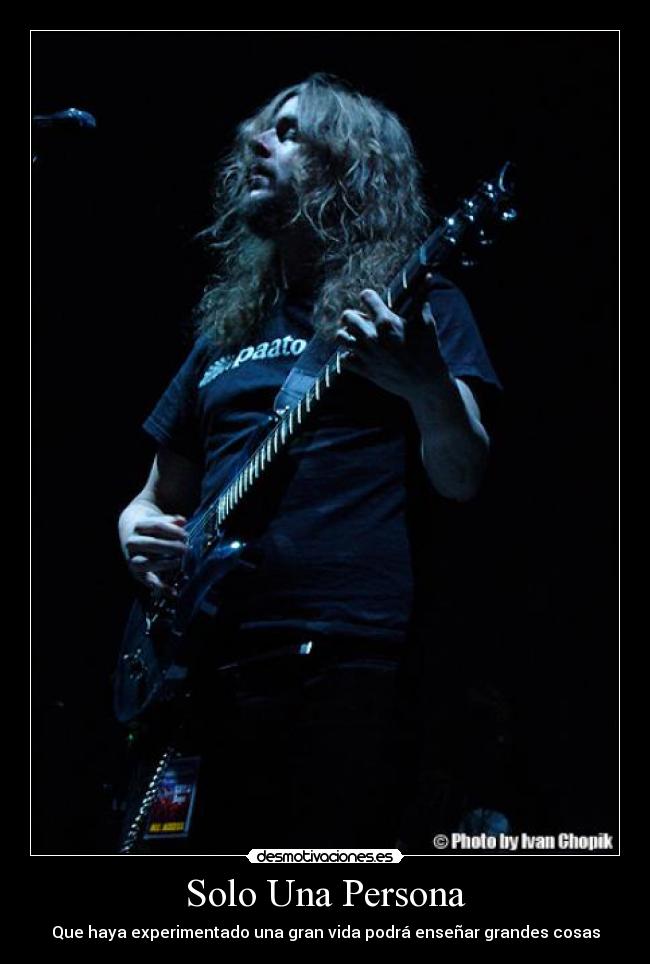 Solo Una Persona - 