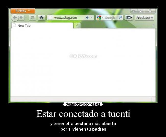 Estar conectado a tuenti -