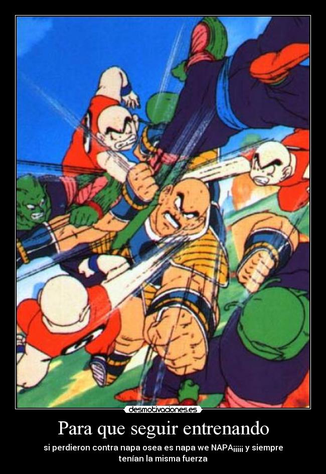 Para que seguir entrenando - 