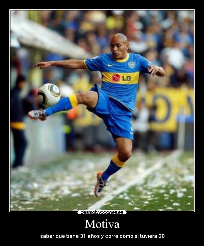 Motiva - saber que tiene 31 años y corre como si tuviera 20