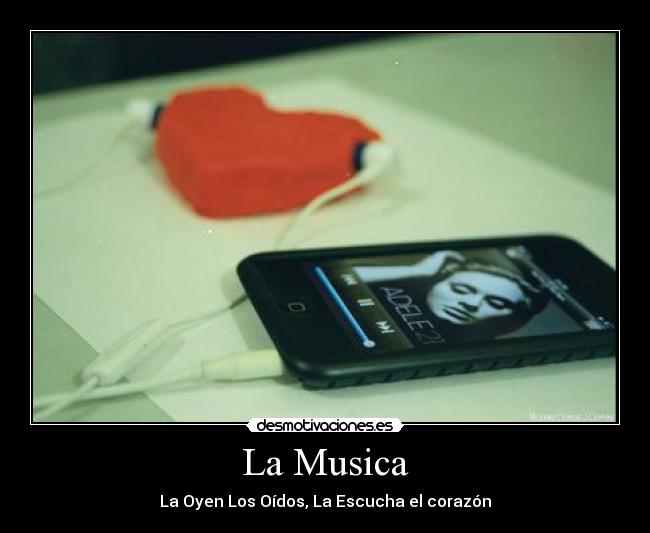 carteles musica musica adele corazon desmotivaciones