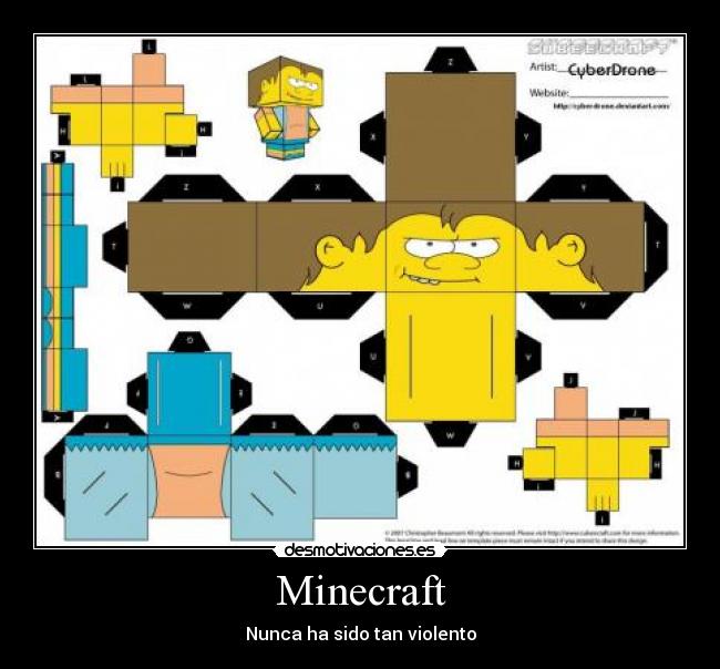 Minecraft - Nunca ha sido tan violento