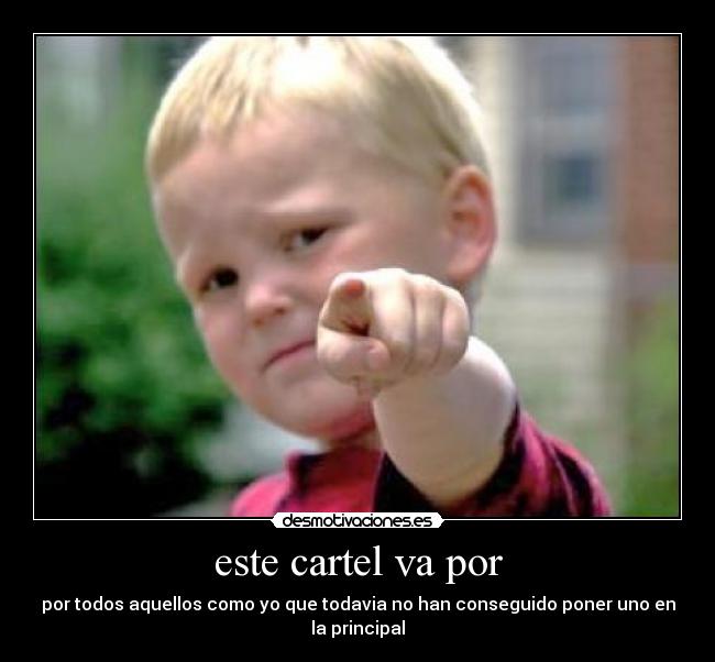 este cartel va por - 