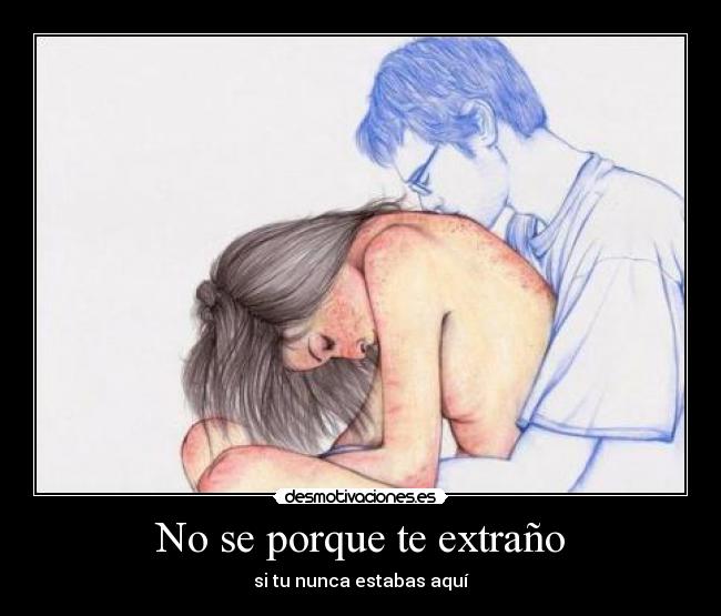 No se porque te extraño -
