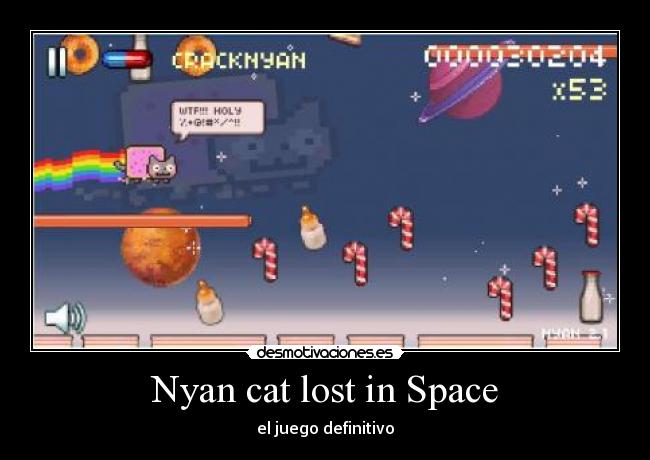Nyan cat lost in Space - el juego definitivo