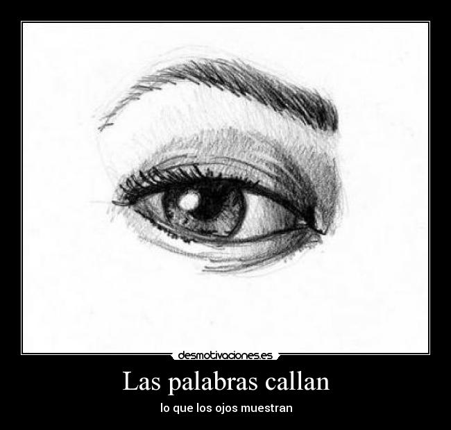 Las palabras callan -