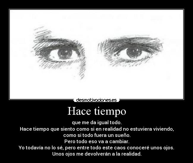 Hace tiempo -