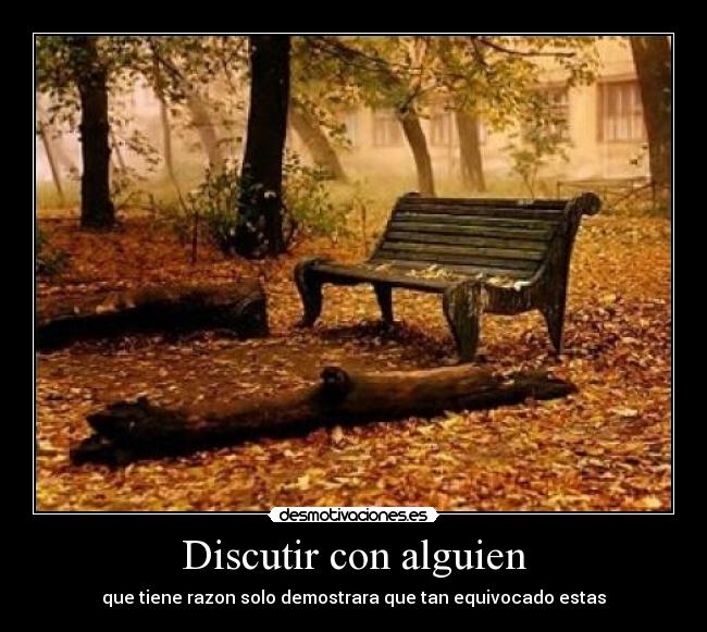 Discutir con alguien - 