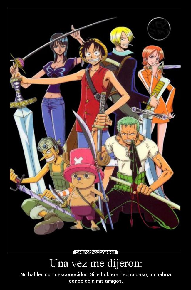 Una vez me dijeron: - 