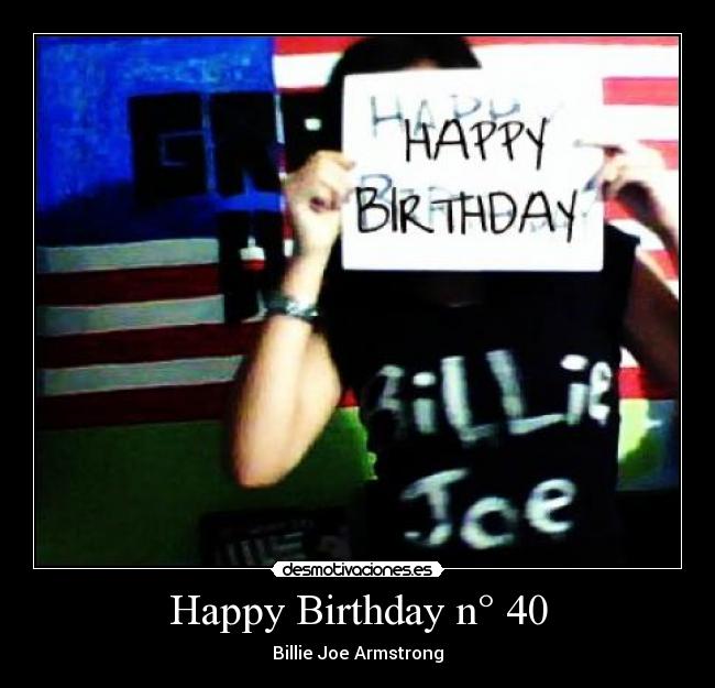 Happy Birthday n° 40 -