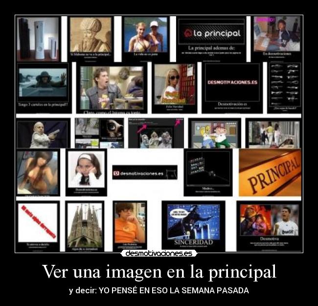 Ver una imagen en la principal - 