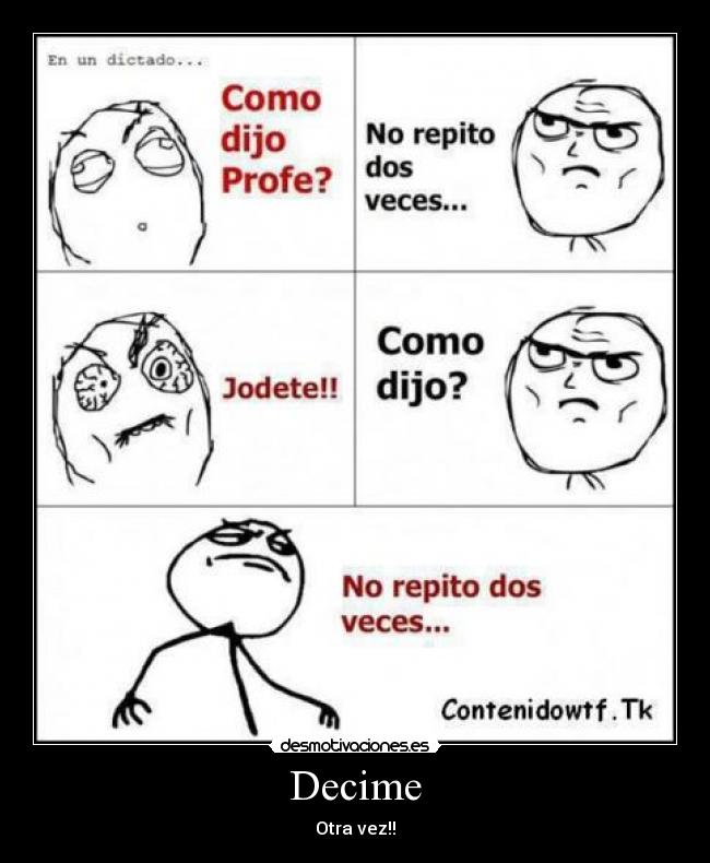 carteles decime desmotivaciones