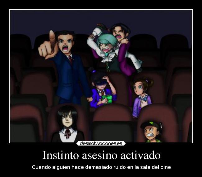 Instinto asesino activado -