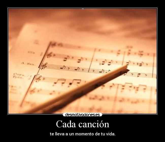 Cada canción -