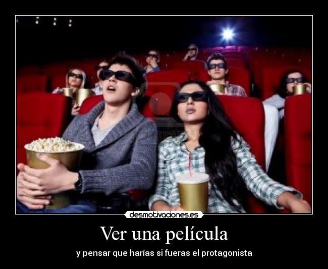 Ver una película -