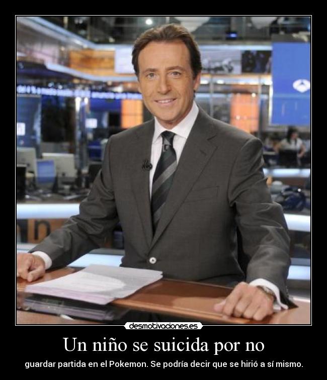 Un niño se suicida por no -