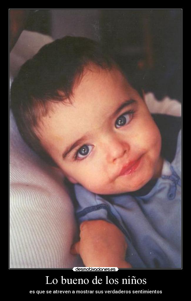 Lo bueno de los niños -