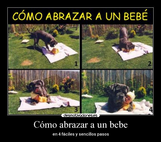 Cómo abrazar a un bebe - 