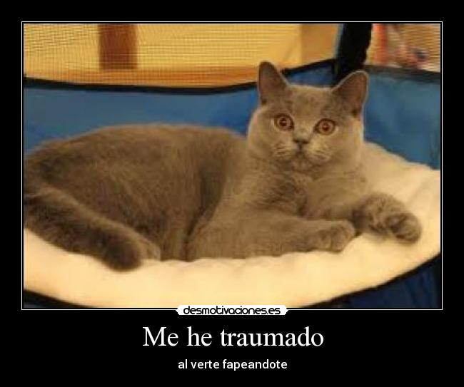 Me he traumado - al verte fapeandote