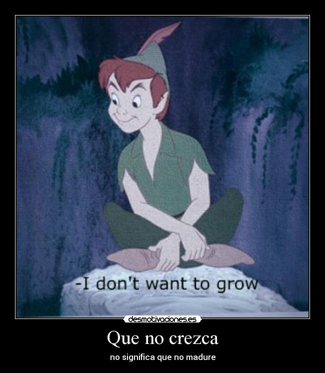 Que no crezca -