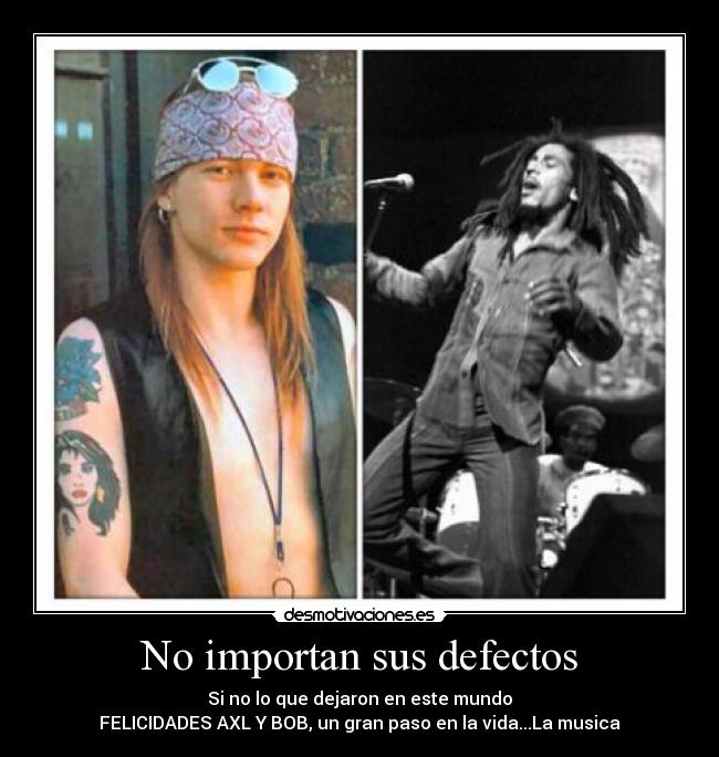 No importan sus defectos - 