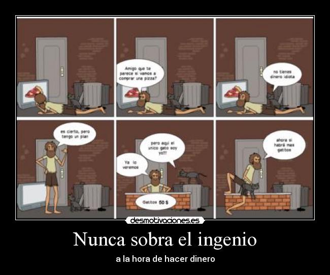 carteles gatitos follando gatos basurero pizza desmotivaciones