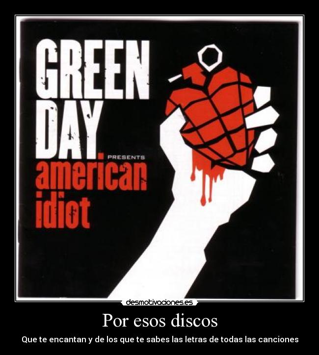 Por esos discos - Que te encantan y de los que te sabes las letras de todas las canciones