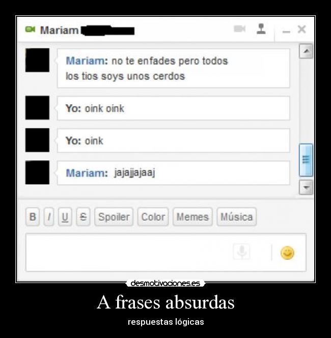 A frases absurdas - 