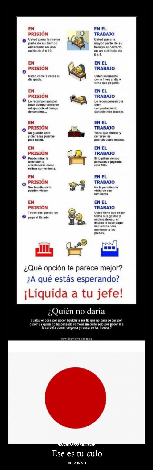 Ese es tu culo - En prisión